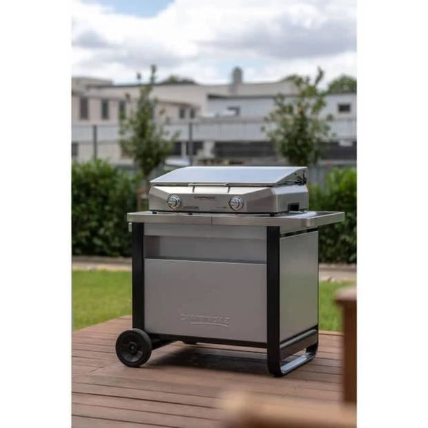 CAMPINGAZ Luxe trolley voor plancha voor 2 branders Blue Flame / Sorio en Master