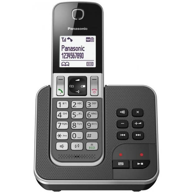 Panasonic KX-TGD320FRG Solo Draadloos antwoordapparaat Zwart