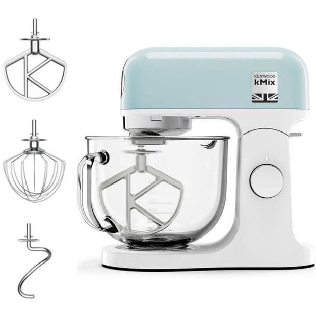 KENWOOD KMX754PB multifunctionele patisserierobot - Professionele motorwagen 1000 W - 2 stopcontacten voor accessoires