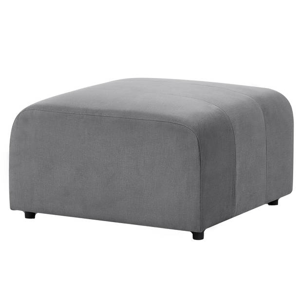 Beliani FALSTERBO - Modulaire Sofa-Grijs-Fluweel