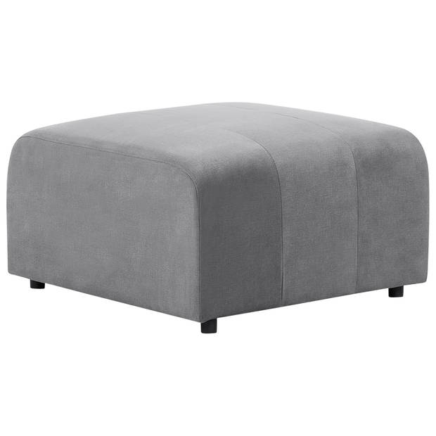 Beliani FALSTERBO - Modulaire Sofa-Grijs-Fluweel