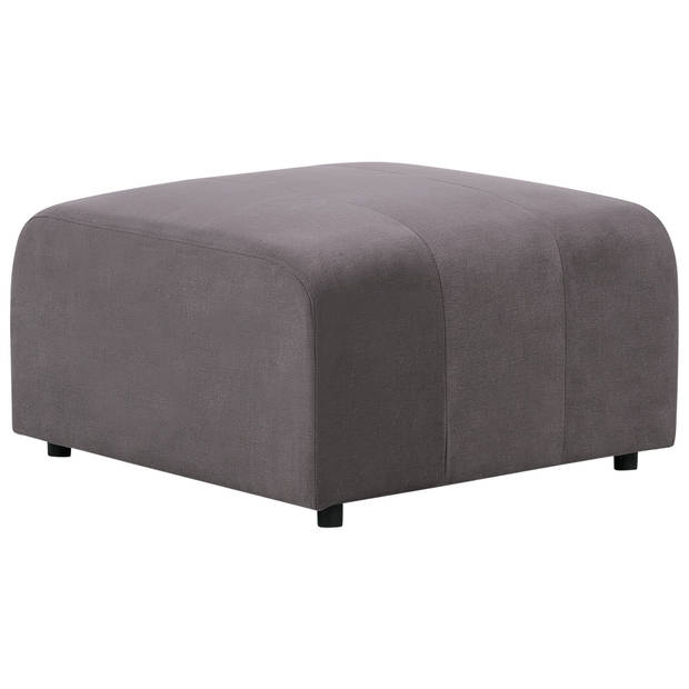 Beliani FALSTERBO - Modulaire Sofa-Grijs-Fluweel