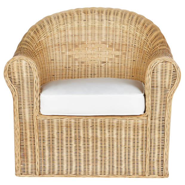 Beliani LIVADEIA - Fauteuil-Natuurlijk-Rotan