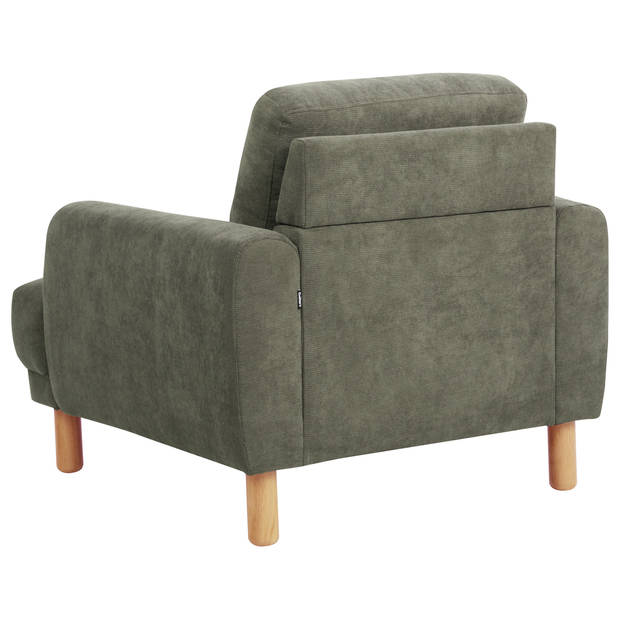 Beliani TUVE - Fauteuil-Groen-Corduroy