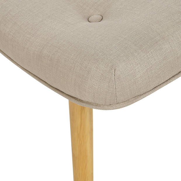 Beliani VEJLE - Fauteuil-Beige-Polyester