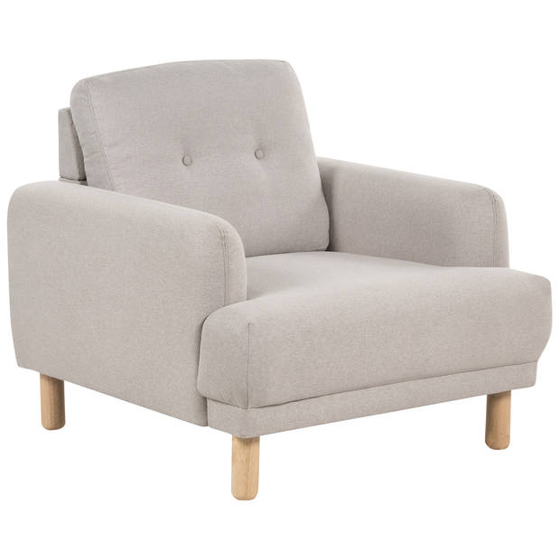 Beliani TUVE - Fauteuil-Beige-Polyester