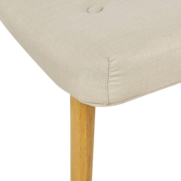 Beliani VEJLE - Fauteuil-Beige-Polyester