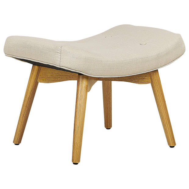 Beliani VEJLE - Fauteuil-Beige-Polyester