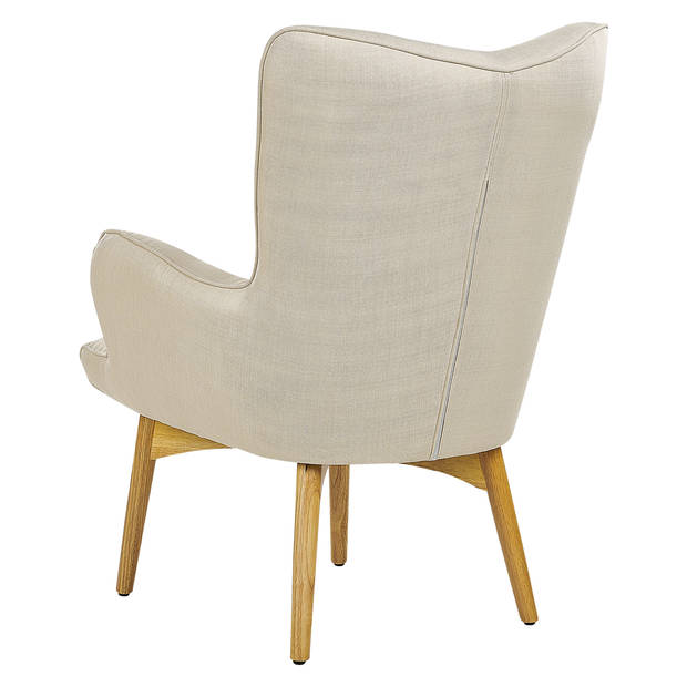 Beliani VEJLE - Fauteuil-Beige-Polyester