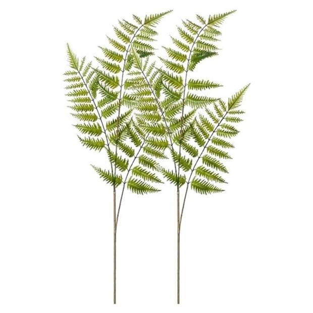 2x Tree fern kunst tak 85 cm - Kunstbloemen