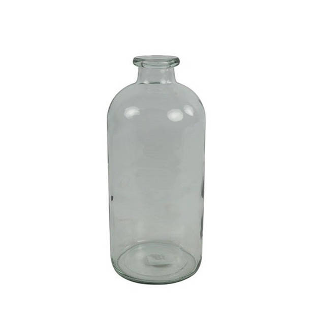 Countryfield Bloemenvaas/flesvaas Dawn - helder glas - D11 x H25 cm - vaas - Vazen