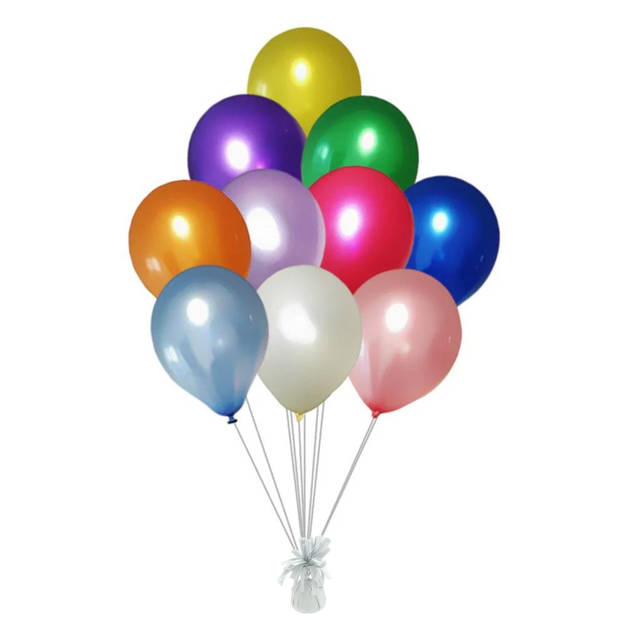 Haza Ballon gewichtjes - wit - 170 gram - gewichtjes voor helium ballontrosjes - Ballongewichtjes