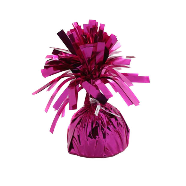 Haza Ballon gewichtjes - fuchsia - 170 gram - gewichtjes voor helium ballontrosjes - Ballongewichtjes