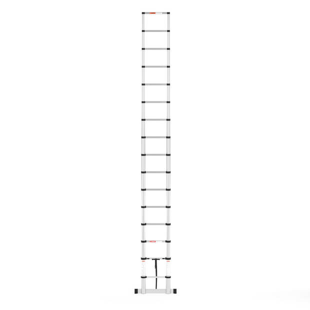 RMBO Telescopische Ladder - Telescoopladder - 4.70m lang, Compact en Draagbaar met Soft Closing Systeem, Geschikt voor P
