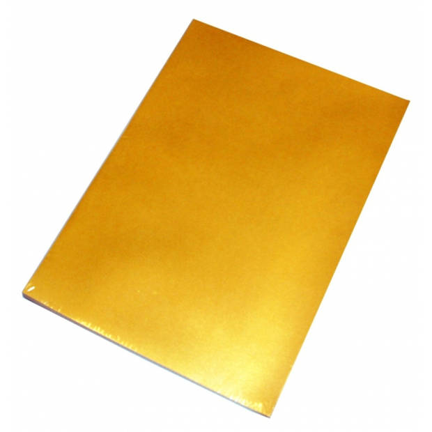 Hobby papier goud A4 100 stuks - Hobbypapier