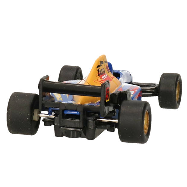Schaalmodel Formule 1 wagen blauw 10 cm - Speelgoed auto's