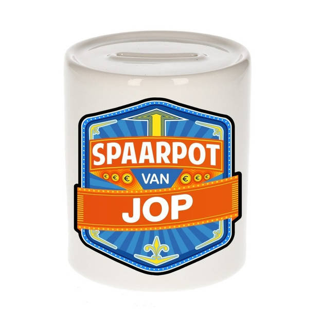 Vrolijke kinder spaarpot voor Jop - Spaarpotten