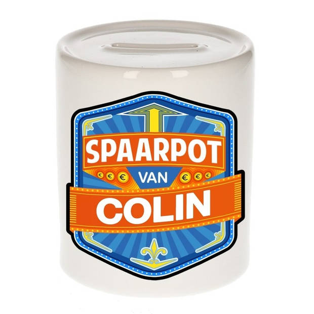 Vrolijke kinder spaarpot voor Colin - Spaarpotten