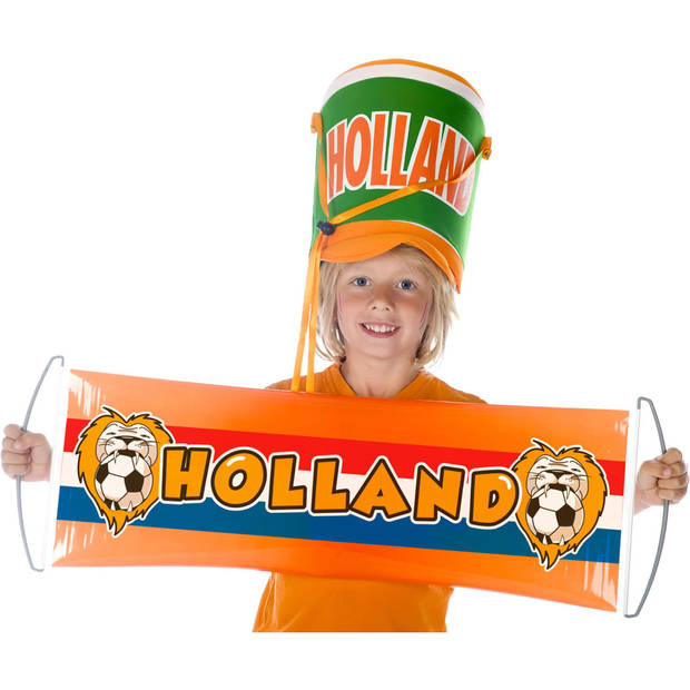 Uitrol banner Holland 80 cm - Feestbanieren