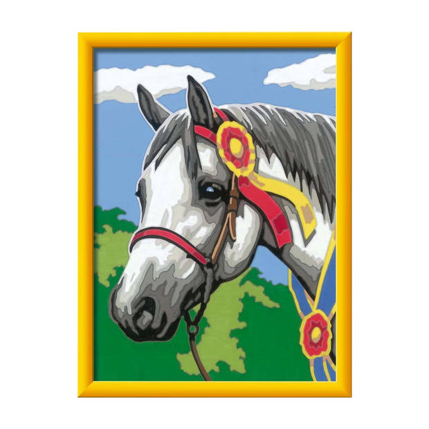 Ravensburger Schilderen op nummer Serie Classic Paarden Racepaard