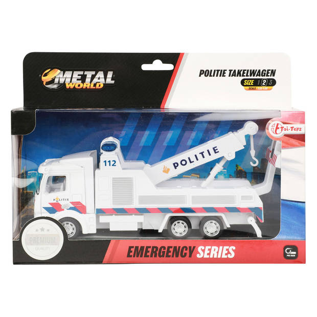 Toi Toys Sleepwagen Politie pull back