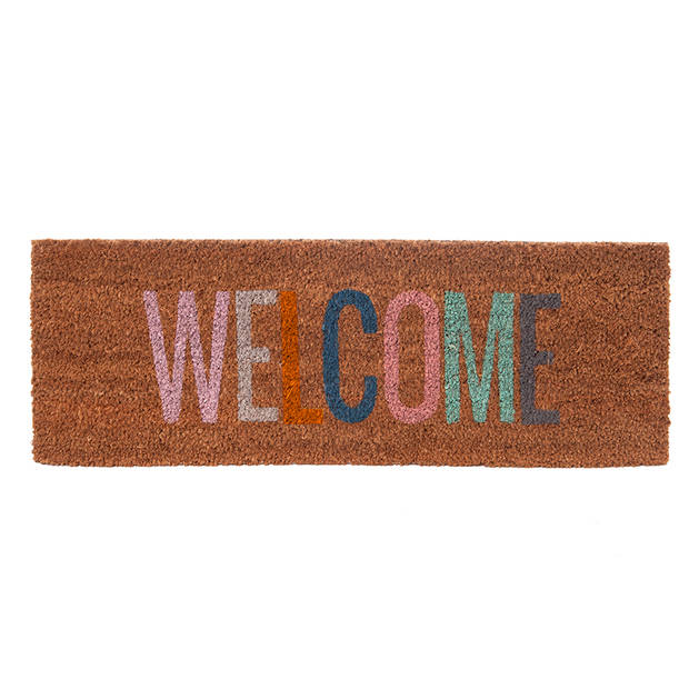 Present Time - Deurmat Welcome - Multicolor - 75x25x1,5cm