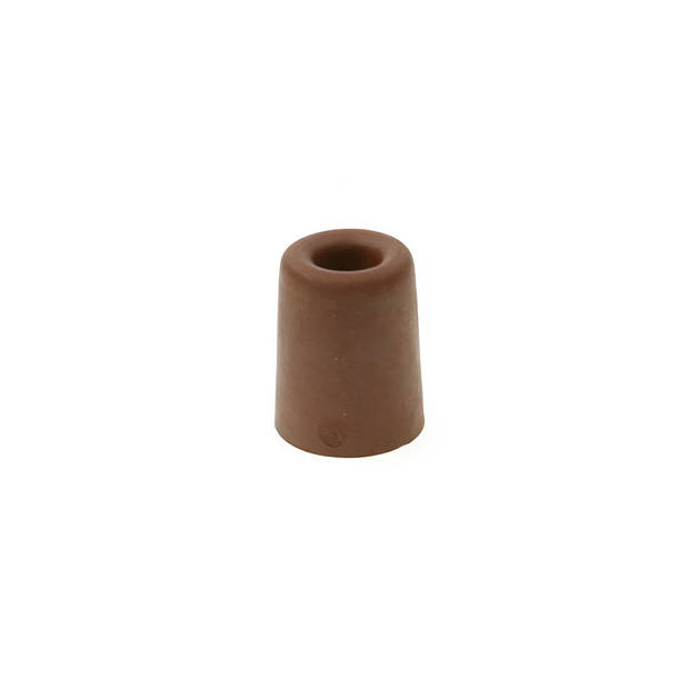 Rubberen deurstop / deurbuffer 50 x 30 mm terracotta bruin - Deurstoppers