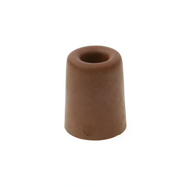 Rubberen deurstop / deurbuffer 50 x 30 mm terracotta bruin - Deurstoppers