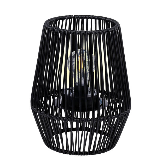 Arti Casa Solar Tafellamp Zwart - Tuinverlichting op Zonne Energie - Tafel Lamp met Warm Wit Licht