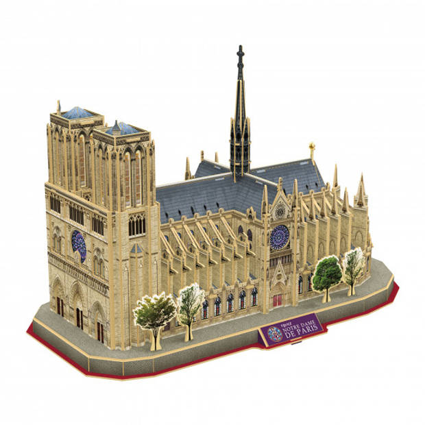 3D Puzzel Notre Dame De Paris - 128 Stukjes