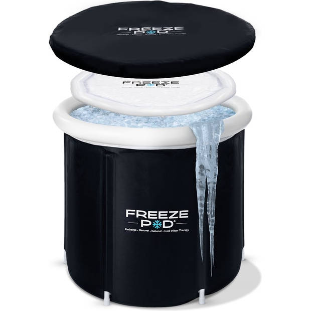Freeze Pod IJsbad - Portable Ice Bath - Opblaasbaar bad - Zitbad Dompelbad - IJs Zit Dompel Bad - Inklapbaar en met Hoes