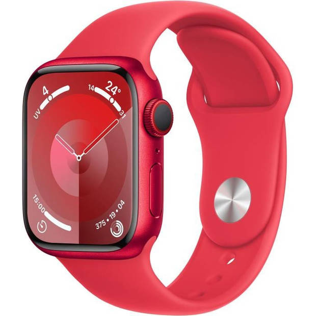 Apple Watch 9 Cell 41mm alu (PRODUCT)RED sportband M/L