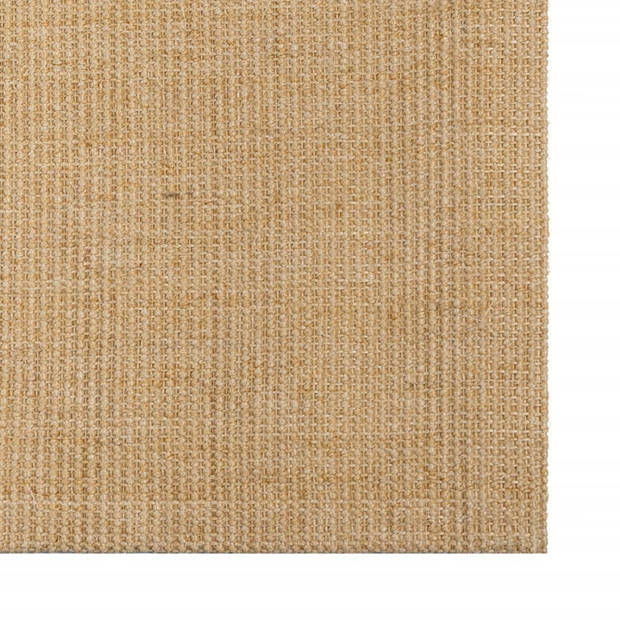 vidaXL Vloerkleed 80x150 cm natuurlijk sisal