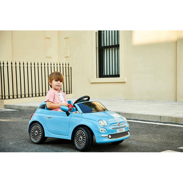 Max Kids - Fiat 500 - Elektrische auto voor kinderen - Blauw