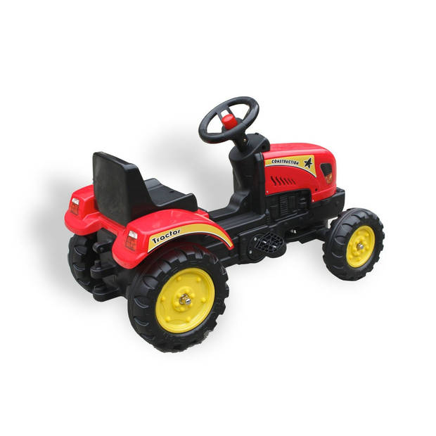 Max Kids - Skelter - Tractor Elin met aanhanger - Rood