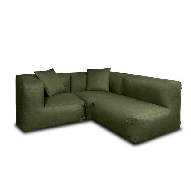 Feel Furniture - Binnen & Buiten bank - Odin - 3 persoonsbank - Groen