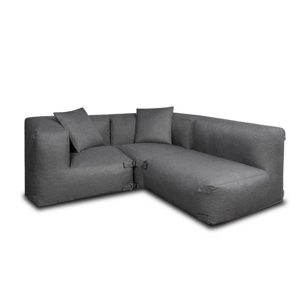 Feel Furniture - Binnen & Buiten bank - Odin - 3 persoonsbank - Grijs