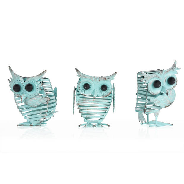 Hyundai Lighting - Dierenlampen - Vintage Owl - set van 3