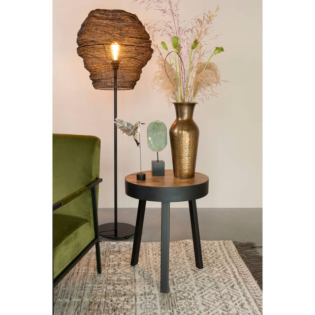 Housecraft Lena Vloerlamp/ Staande lamp Zwart