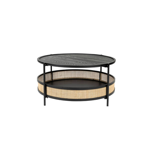 Housecraft Makoto Salontafel Rond 80x80 cm Zwart