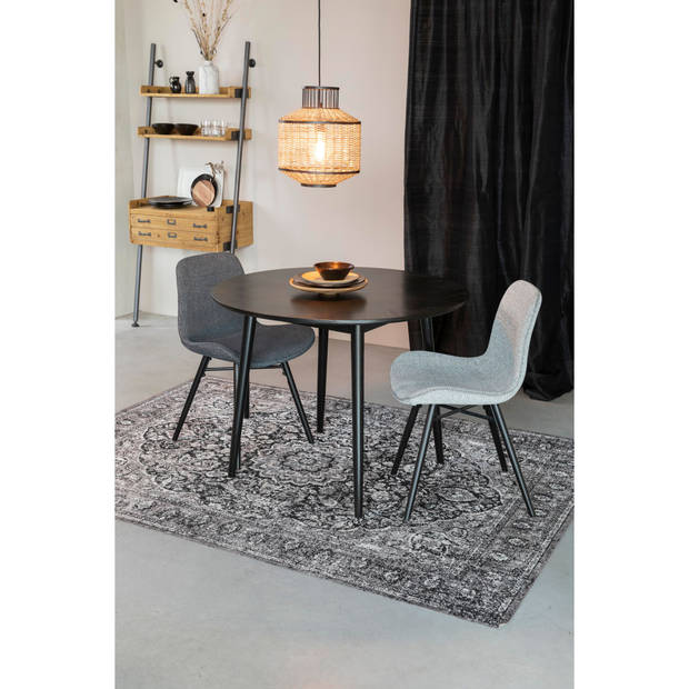 Housecraft Lester Eetkamerstoelen Antraciet - Set van 2