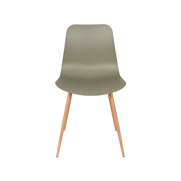 Housecraft Leon Eetkamerstoelen Groen - Set van 2