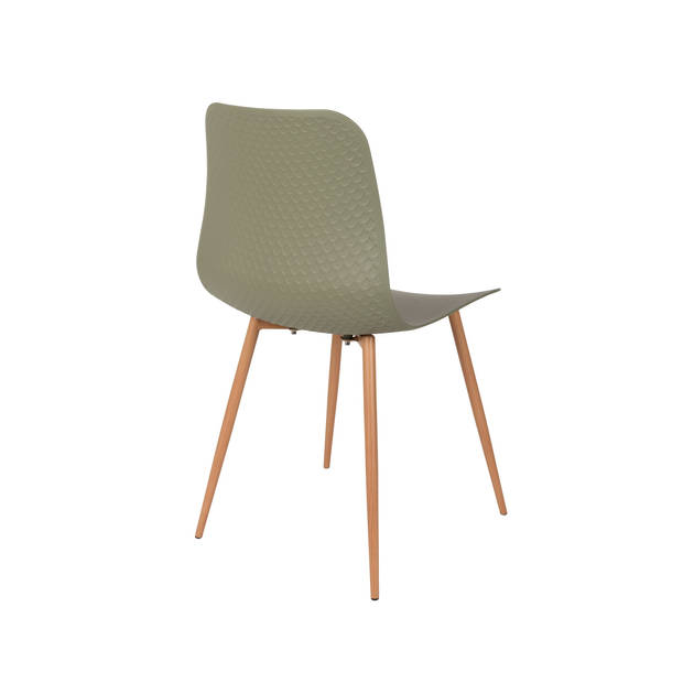 Housecraft Leon Eetkamerstoelen Groen - Set van 2