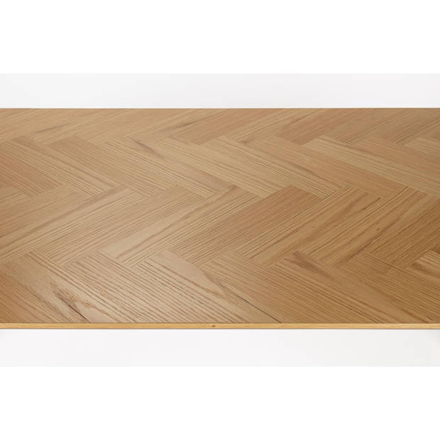 Housecraft Fabio Eettafel Hout Visgraat 180x90 cm Naturel