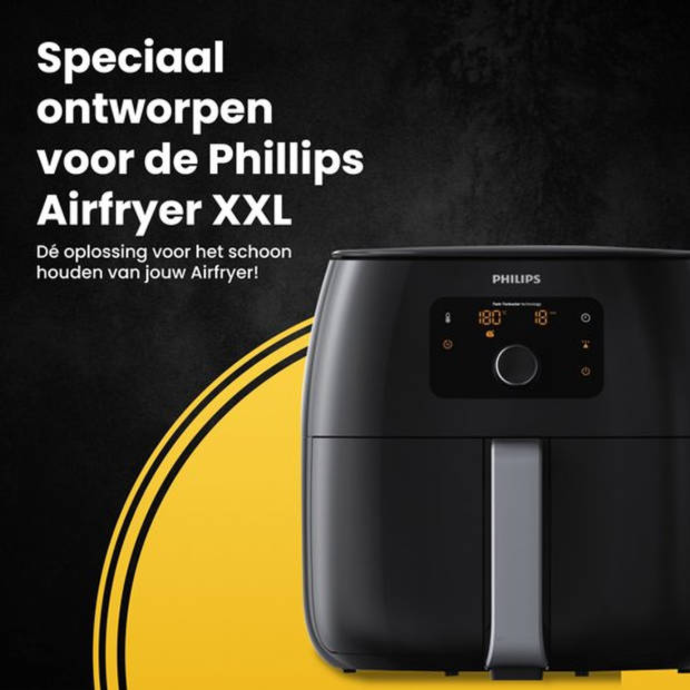 PROKING XXL Airfryer Siliconen Bakje – Accessoires – Airfryer Bakvorm – Mandje – Hittebestendig – BPA Vrij