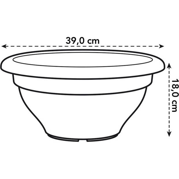 Elho torino schaal 40cm - Terra