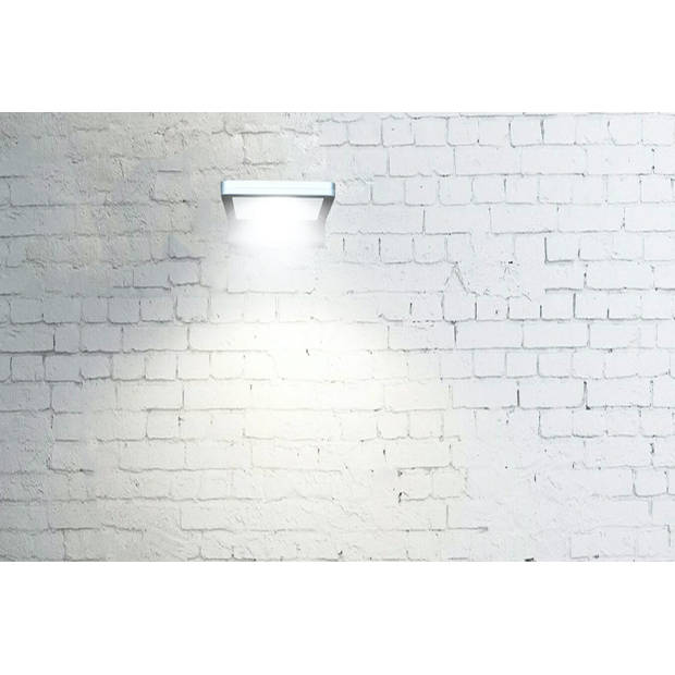 Hyundai Lighting - Ultradunne Wandlamp op Zonne-energie met Bewegingssensor - 2 pak