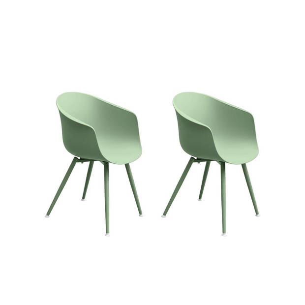 Feel Home - Luxe kuipstoel voor buiten - Grass Green - Set van 2 stuks