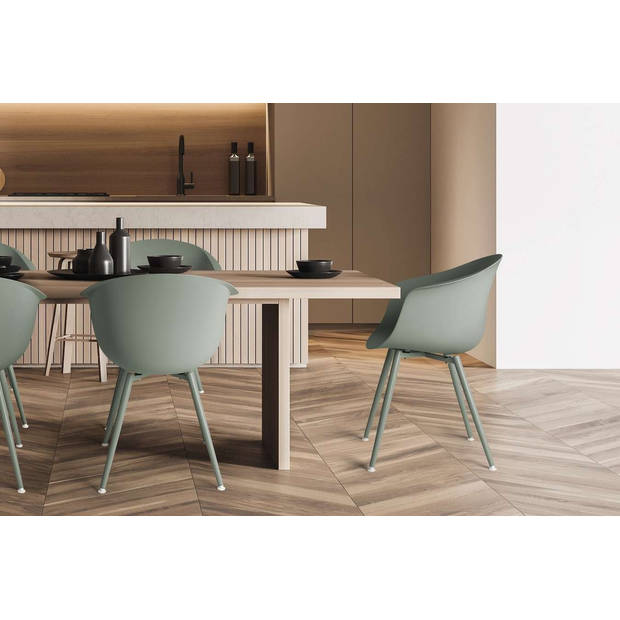 Feel Home - Luxe kuipstoel voor buiten - MOSS Grey - Set van 2 stuks