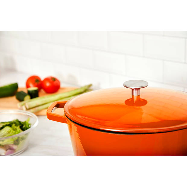 Buccan - Hamersley - Gietijzeren braadpan 29cm - Oranje